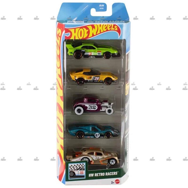 Hot Wheels 5 Pack HW RETRO RACERS #2025