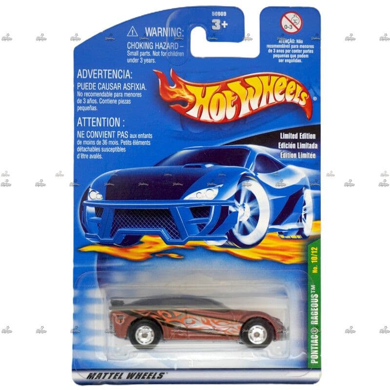 Hot Wheels Blue Card Pontiac Rageous MATTEL WHEELS