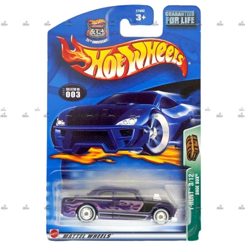 Hot Wheels Blue Card Shoe Box T HUNTS