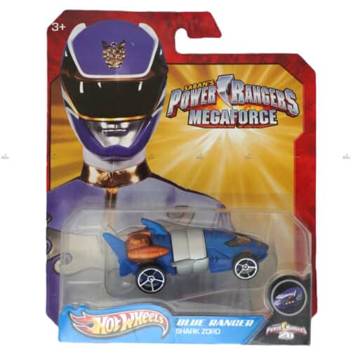 Hot Wheels Character Cars Blue Ranger Shark Zoro POWER RANGERS MEGA FORCE