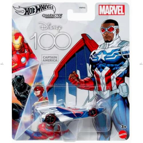 Hot Wheels Character Cars Captain America DISNEY 100 YEAR EDITION #2023