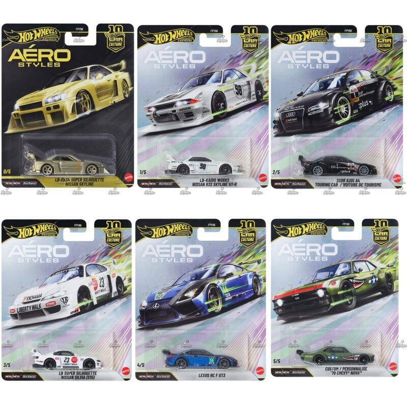 Hot Wheels Premium AERO STYLES # 2026 With Chase