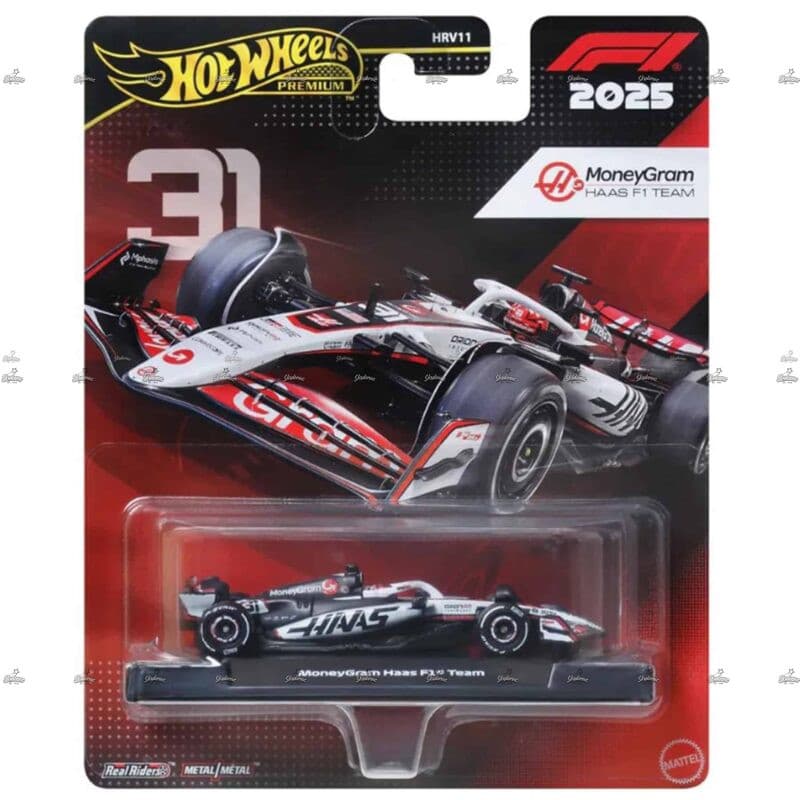 Hot Wheels Premium – Moneygram Haas F1 Team # 31 FORMULA 1 2025 #2026