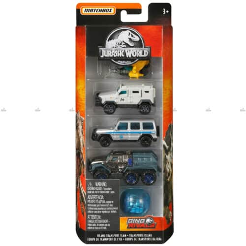 Matchbox Exclusive 5 Pack Dino Rivals JURASSIC WORLD