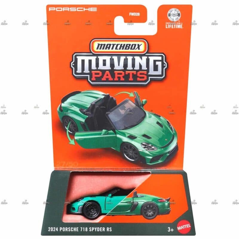 Matchbox Moving Parts 2024 Porsche 718 Spyder RS #2026
