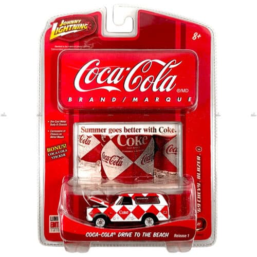 Johnny Lightning 69 Chevy Blazer COCA COLA DRIVE TO THE BEACH #2006