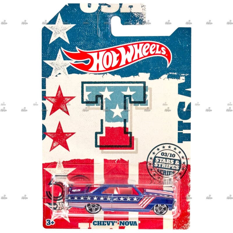 Hot Wheels Exclusive Chevy Nova  STARS AND STRIPES #2018