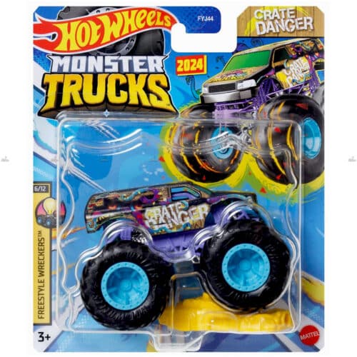 Hot Wheels Monster Trucks Crate Dancer FREESTYLE WRECKERS #2024