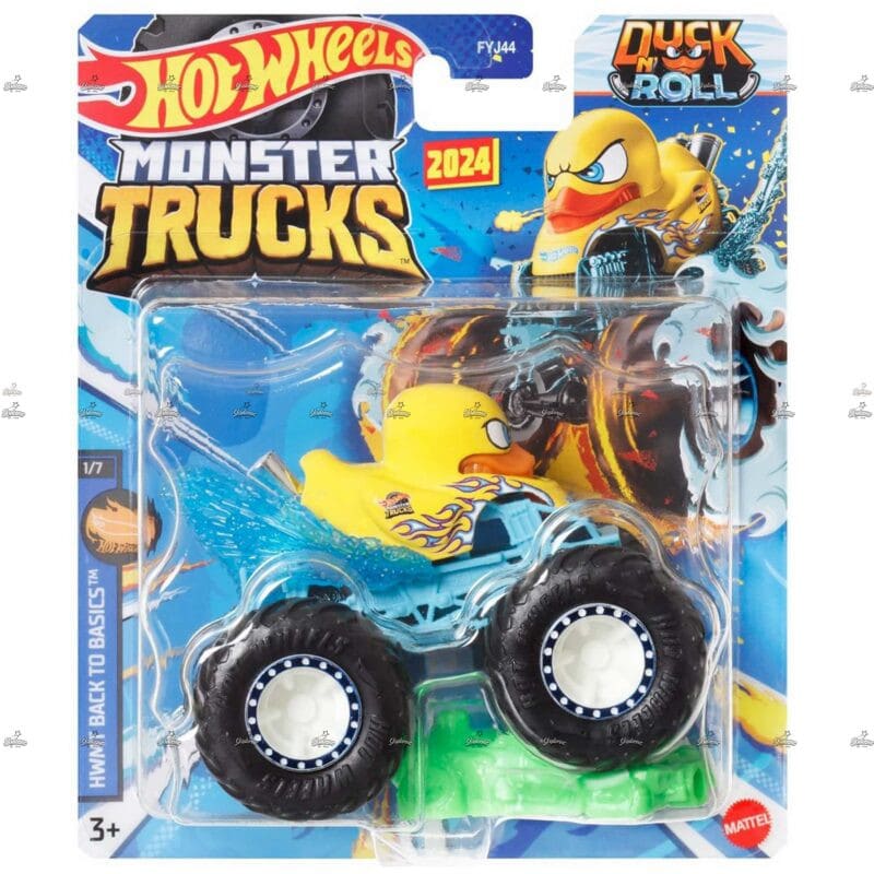 Hot Wheels Monster Trucks Duck N Roll HWMT BACK TO BASICS #2024
