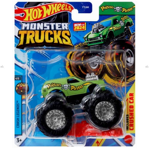 Hot Wheels Monster Trucks Poison Pinto CRASH LEGENDS #2024