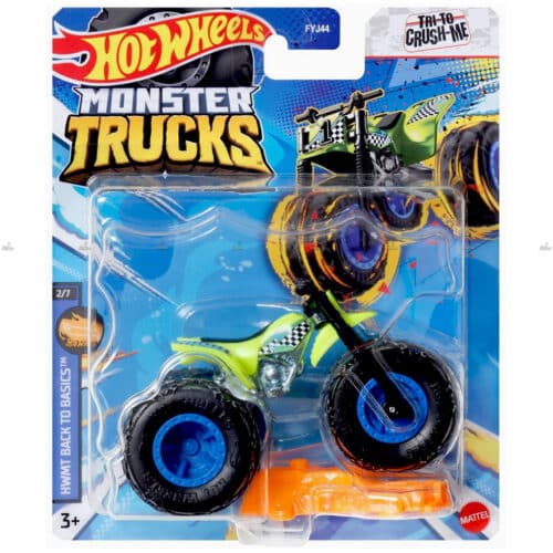 Hot Wheels Monster Trucks Tri To Crush Me HWMT BACK TO BASICS #2024