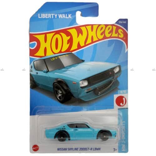 Hot Wheels Nissan Skyline 2000GT r LBWK HW J IMPORTS #2021 Cracked Blister