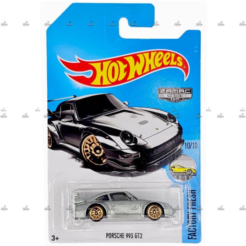 Hot Wheels Porsche 993 GT2 FACTORY FRESH #2017 ZAMAC