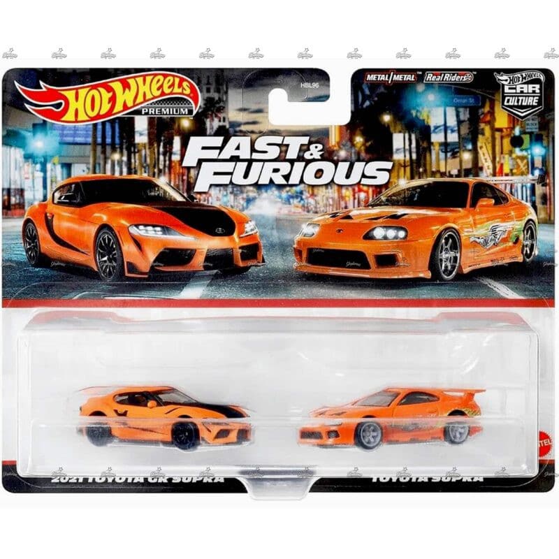 Hot Wheels Premium 2 Pack 2021 Toyota GR Supra & Toyota Supra #2022