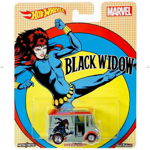 Hot Wheels Premium Bread Box MARVEL BLACK WIDOW #2017