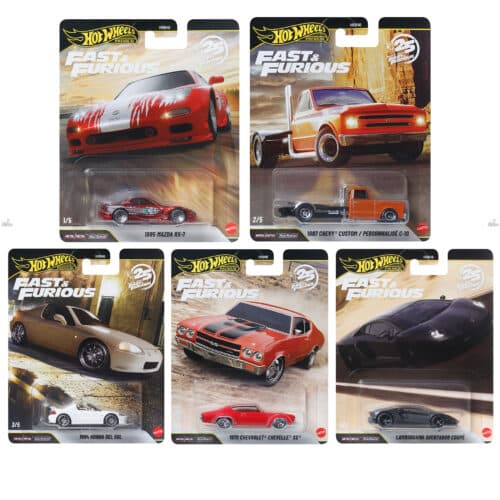 Hot Wheels Premium Case B FAST & FURIOUS 25TH ANNIVERASARY EDITION #2026