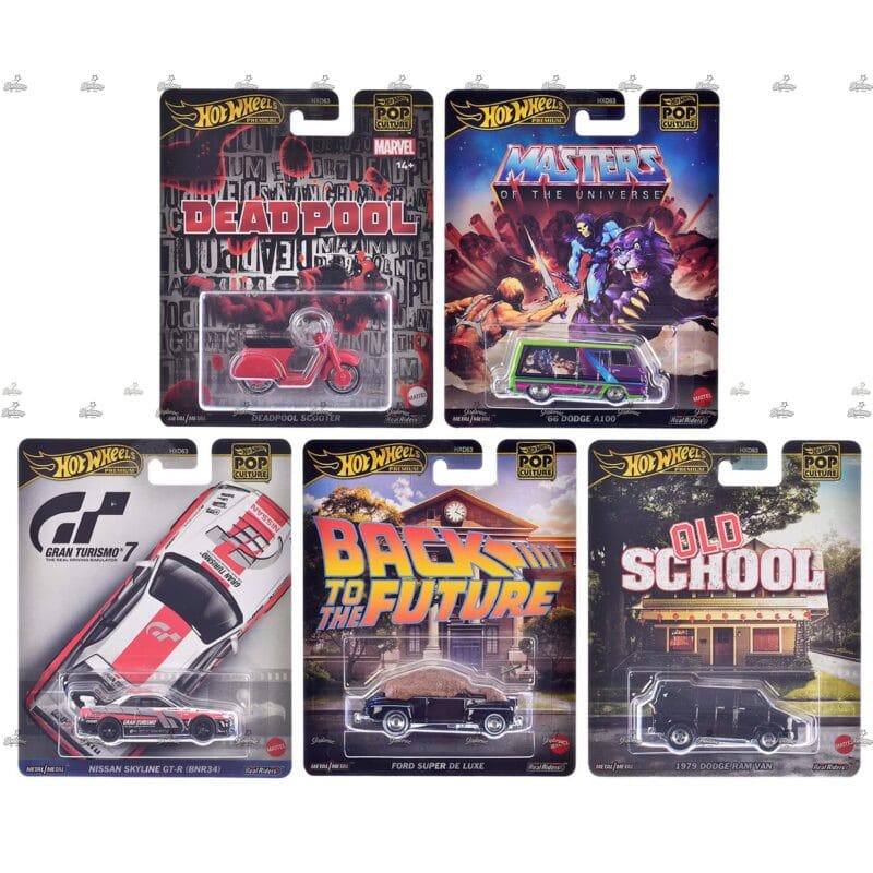 Hot Wheels Premium POP CULTURE CASE 1 #2025