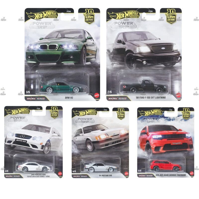 Hot Wheels Premium POWER TRIP #2026 Set of 5