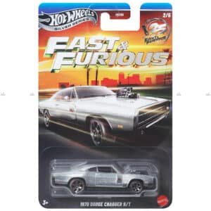 Hot Wheels Silver Series 1970 Dodge Charger RT 25TH ANNIVERSARY FAST & FURIOUS #2026