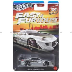 Hot Wheels Silver Series 1995 Mitsubishi Eclipse 25TH ANNIVERSARY FAST & FURIOUS #2026