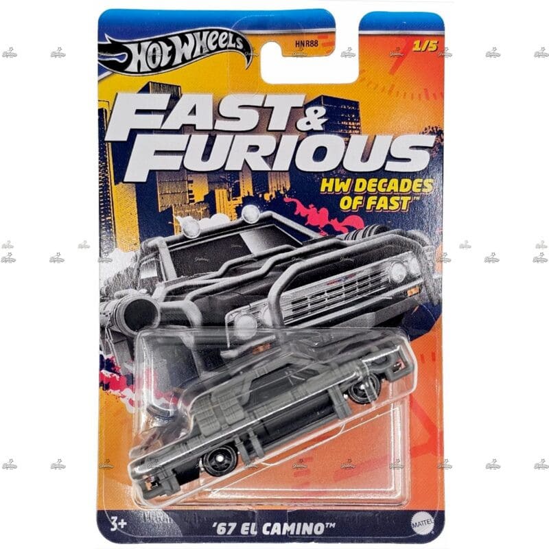 Hot Wheels Silver Series 67 El Camino FAST & FURIOUS HW DECADES OF FAST #2024
