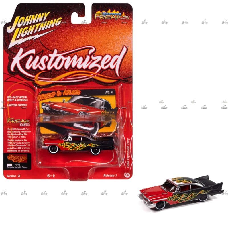 Johnny Lightning 1958 Plymouth Fury STREET FREAKS #2025 a
