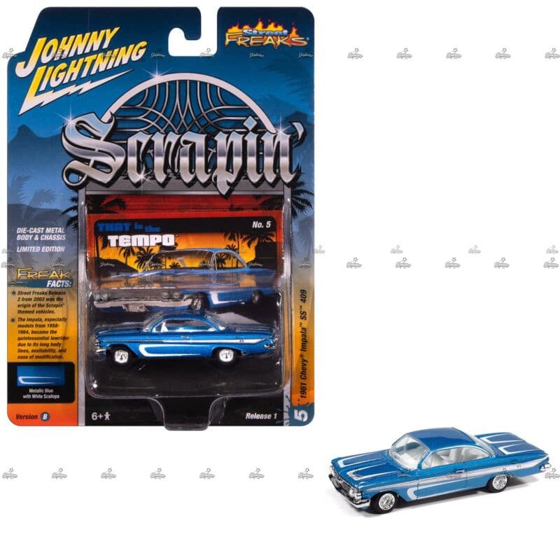 Johnny Lightning 1961 Chevy Impala SS 409 STREAK FREAKS #2025