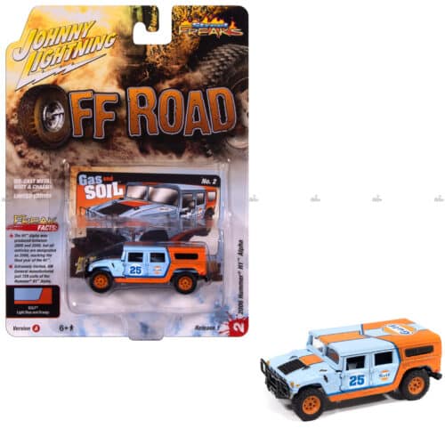 Johnny Lightning 2006 Hummer H1 Alpha OFF ROAD GULF EDITION #2025