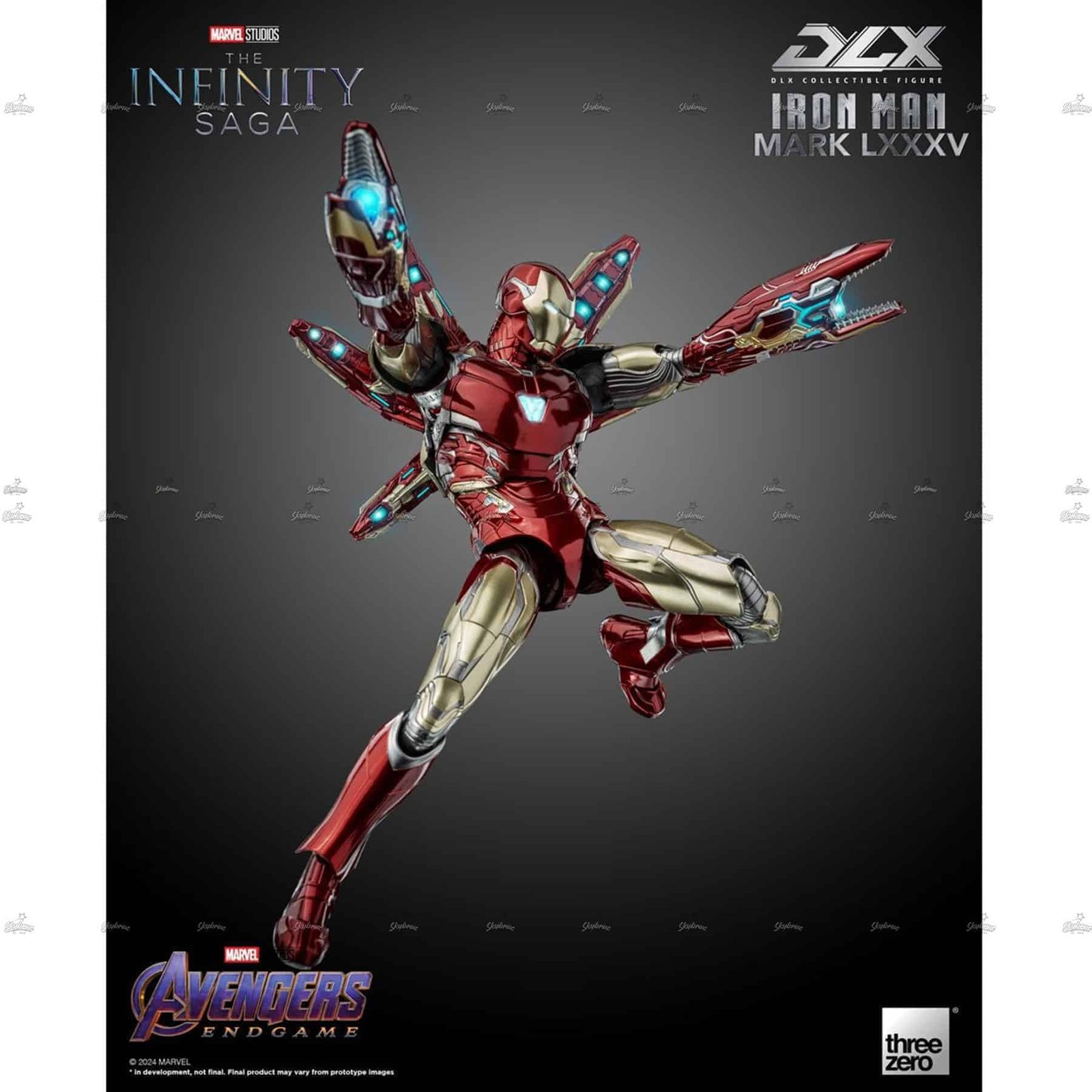Three Zero Iron Man Mark 85 DLX Action Figure MARVEL THE INFINITY SAGA 10