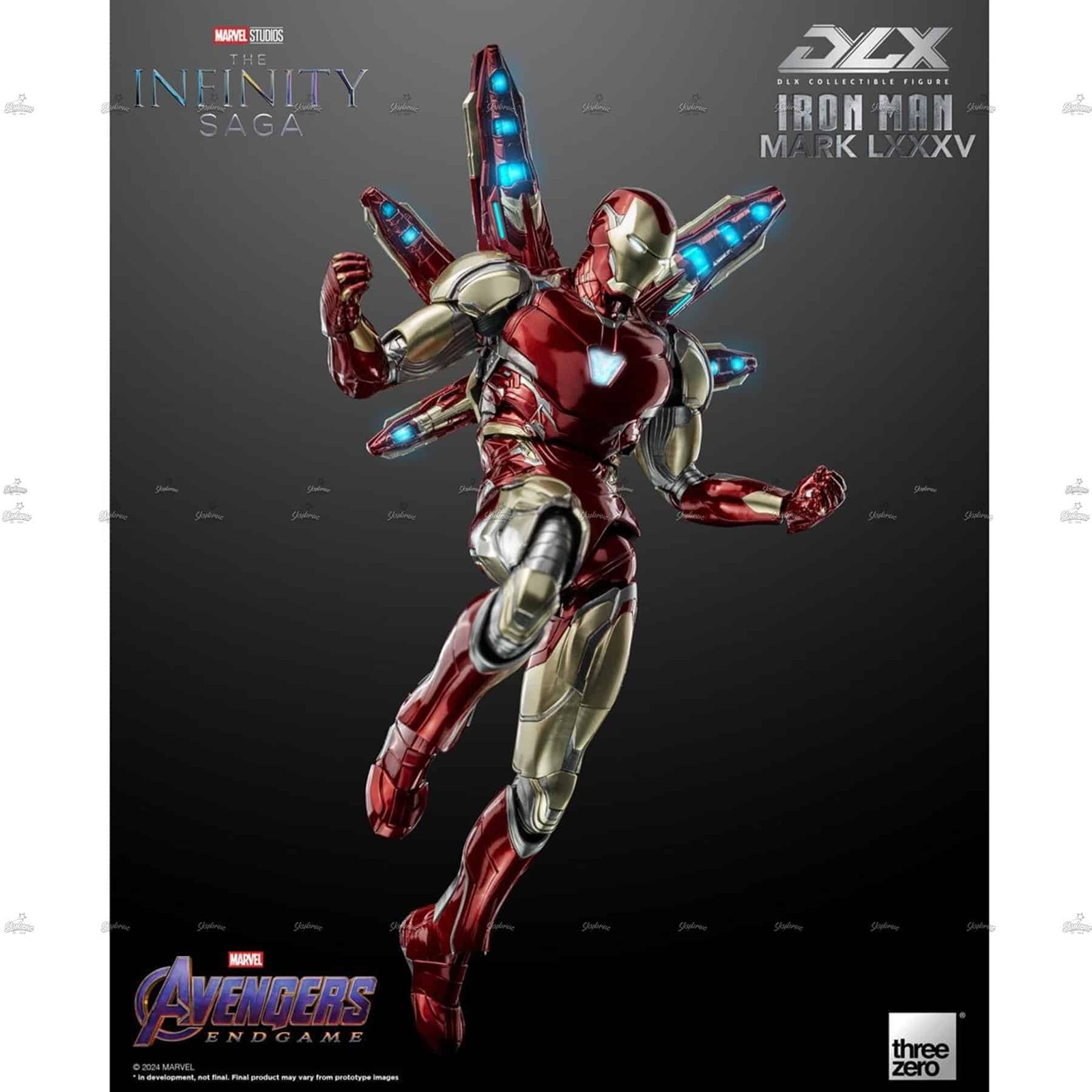 Three Zero Iron Man Mark 85 DLX Action Figure MARVEL THE INFINITY SAGA 15