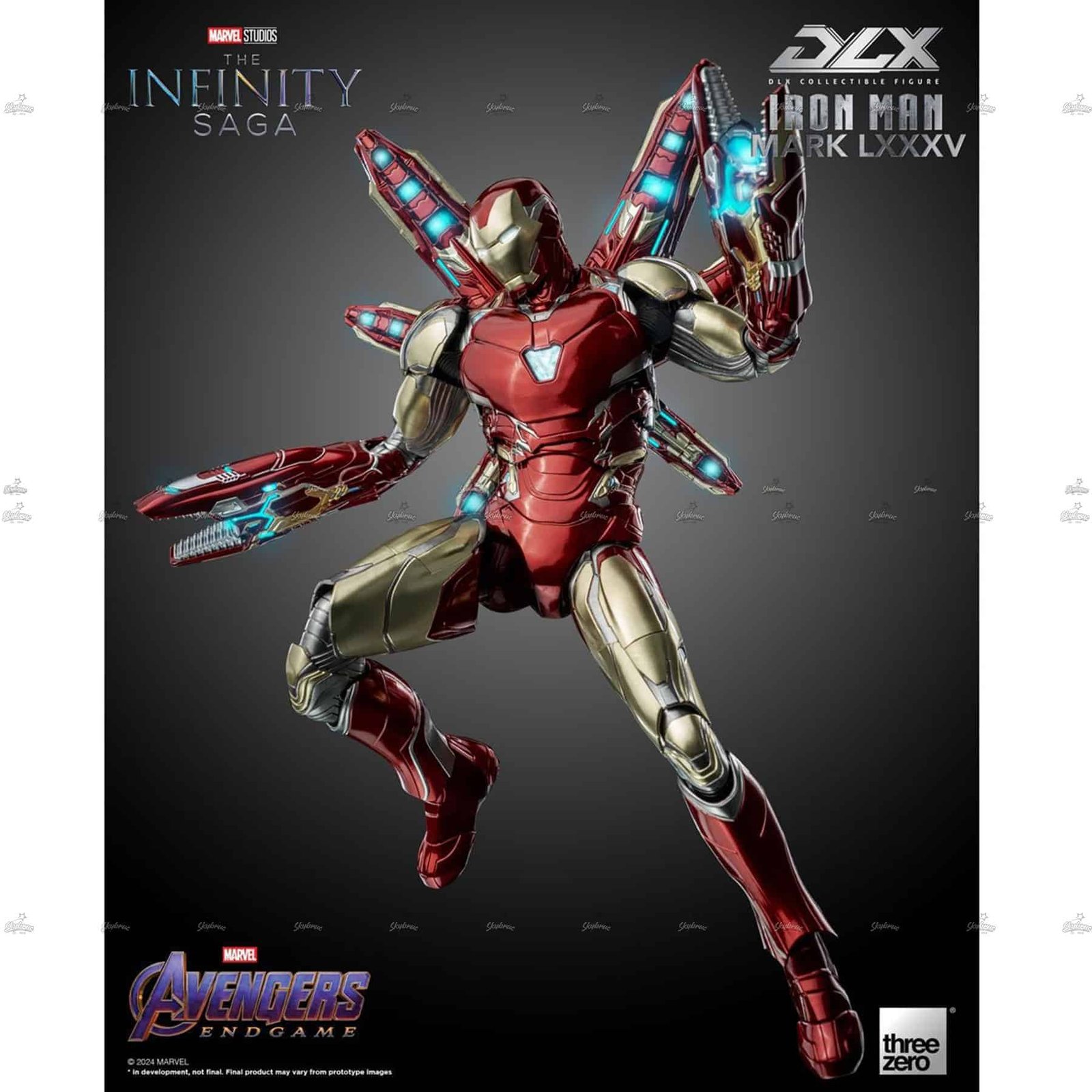Three Zero Iron Man Mark 85 DLX Action Figure MARVEL THE INFINITY SAGA 9
