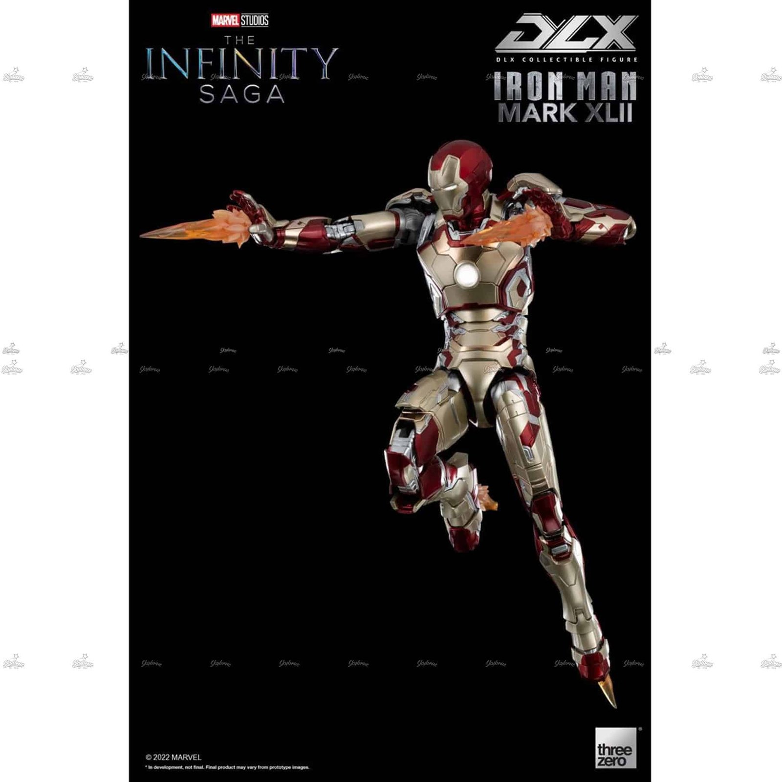 Three Zero Iron Man Mark XLII DLX Action Figure MARVEL INFINITY SAGA 4