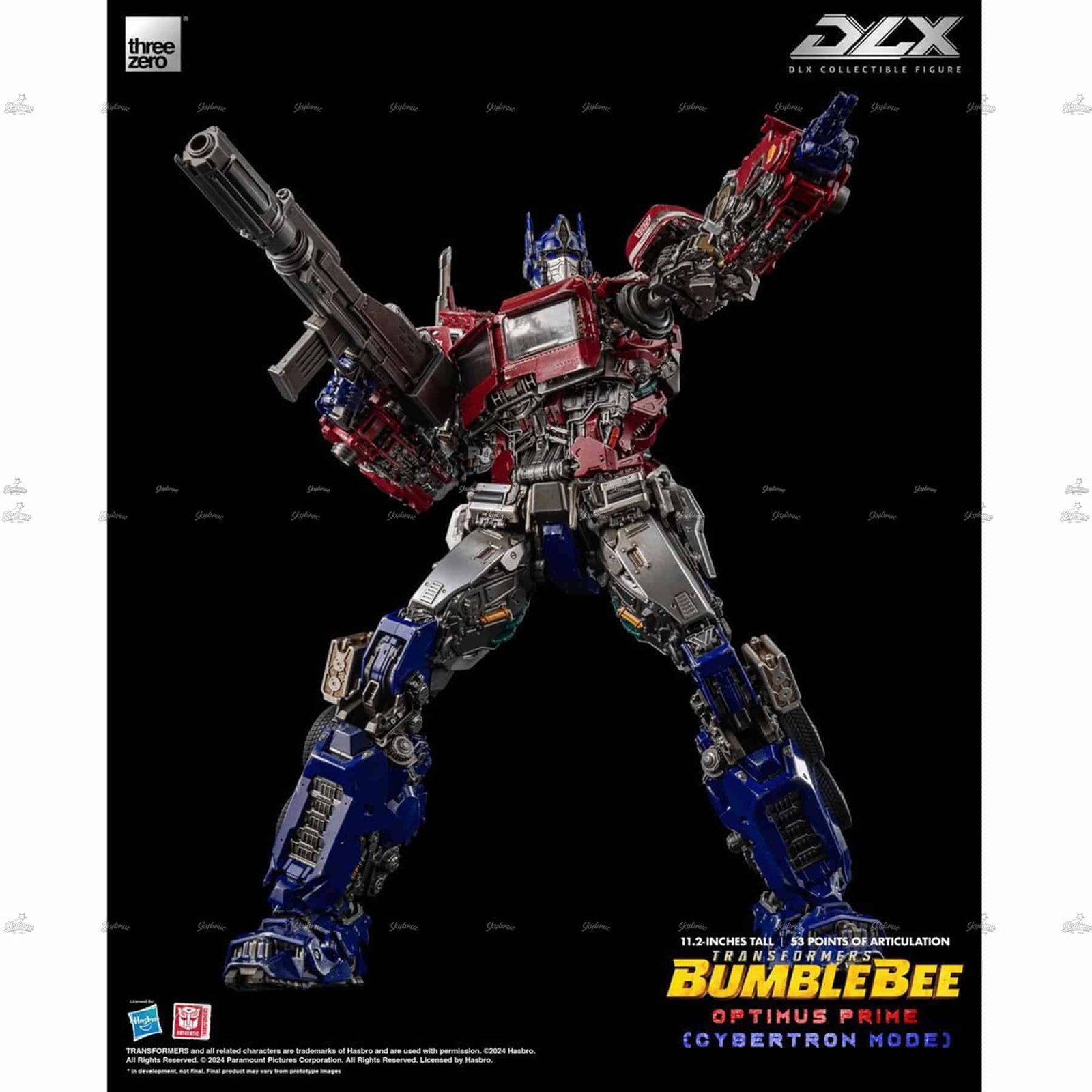 Three Zero Optimus Prime Cybertron Mode DLX Action Figure TRANSFORMERS BUMBLEBEE 11