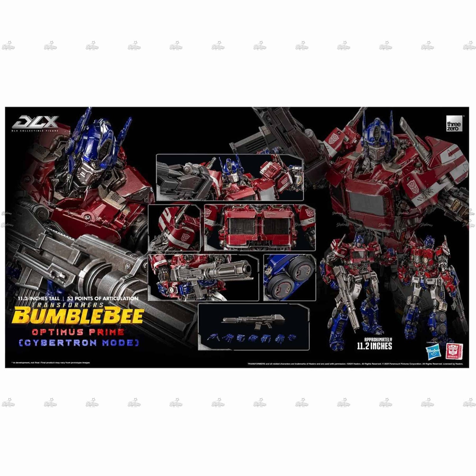 Three Zero Optimus Prime Cybertron Mode DLX Action Figure TRANSFORMERS BUMBLEBEE 14