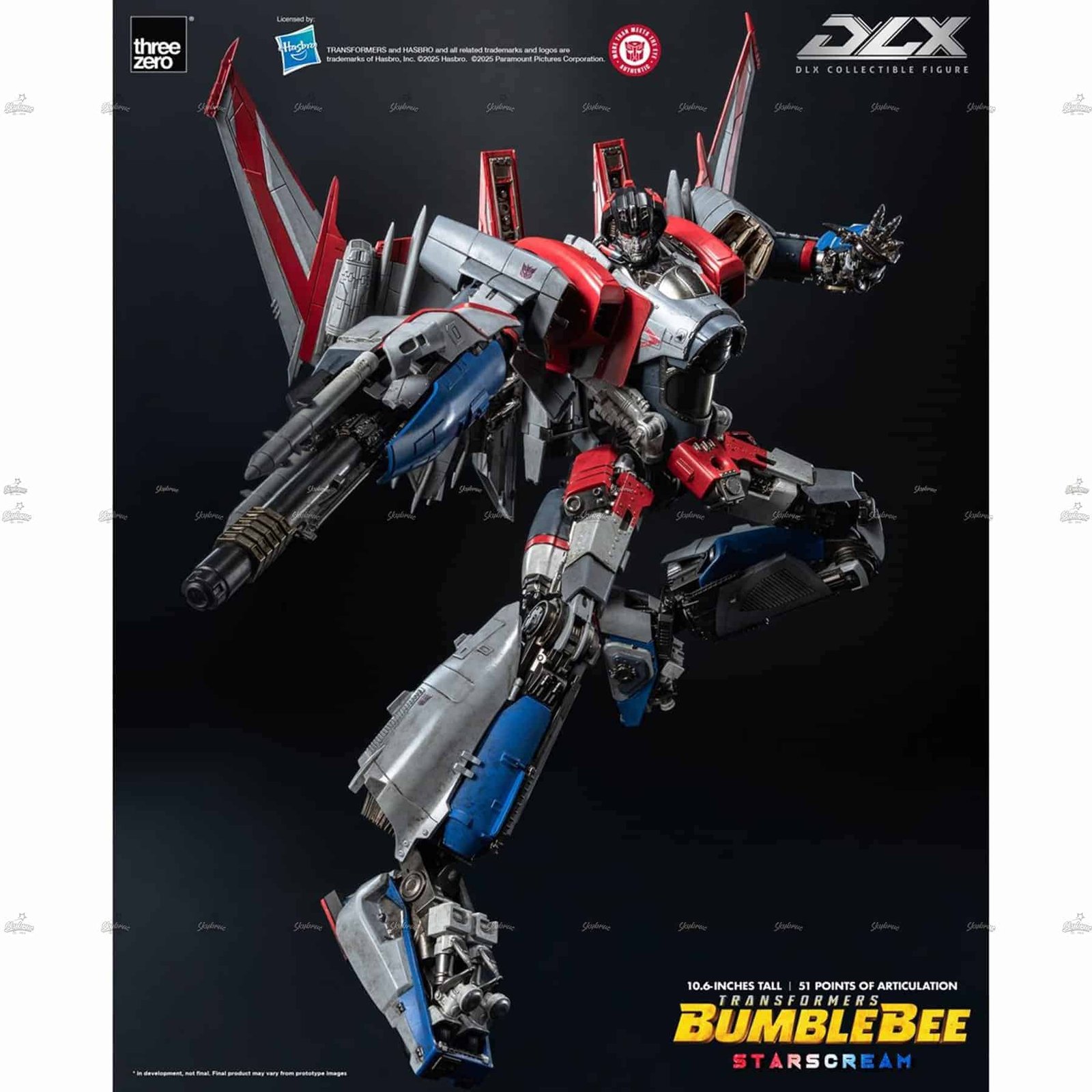 Three Zero Starscream DLX Action Figure TRANSFORMERS BUMBLEBEE 11