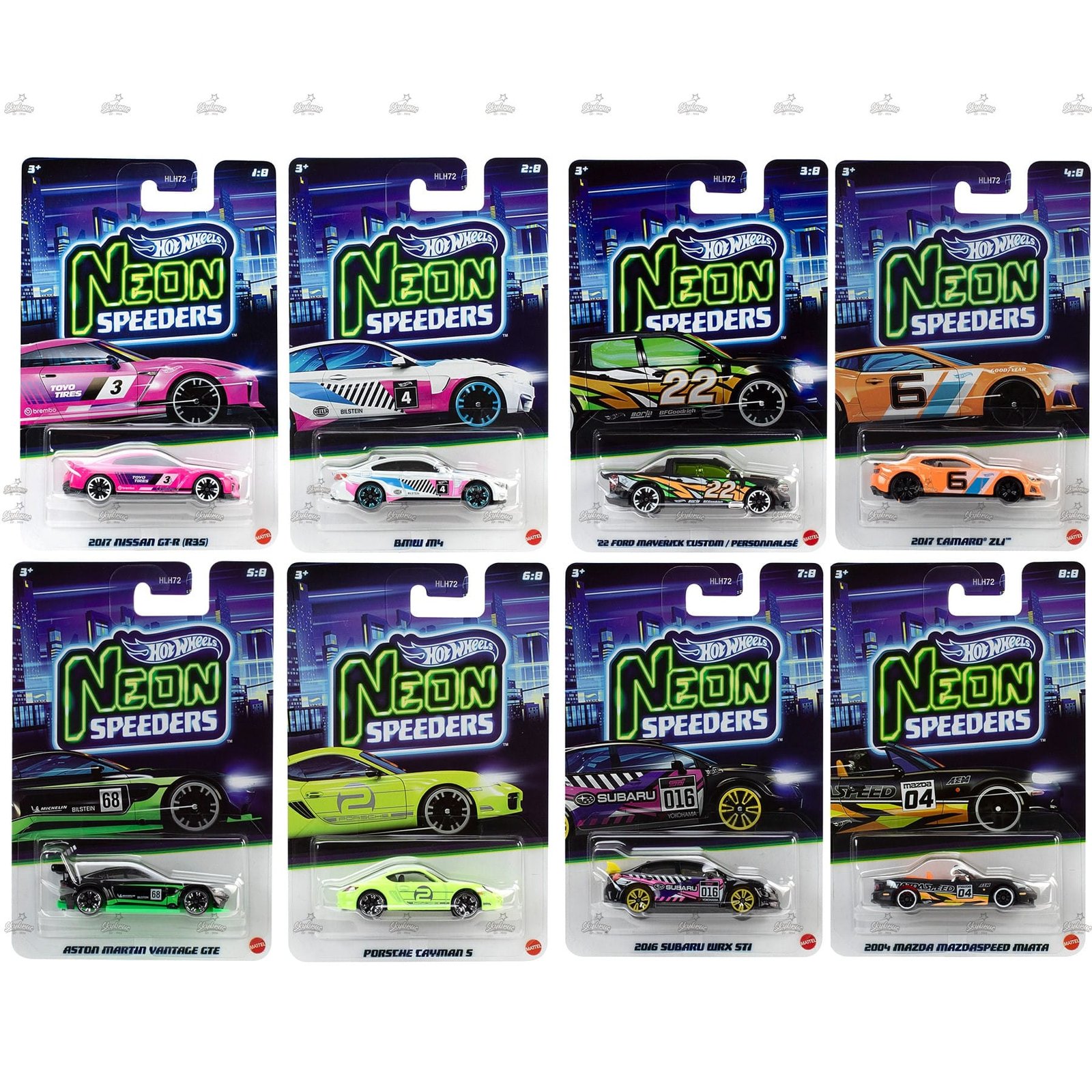 Hot Wheels Exclusive NEON SPEEDERS MIX 2 #2026