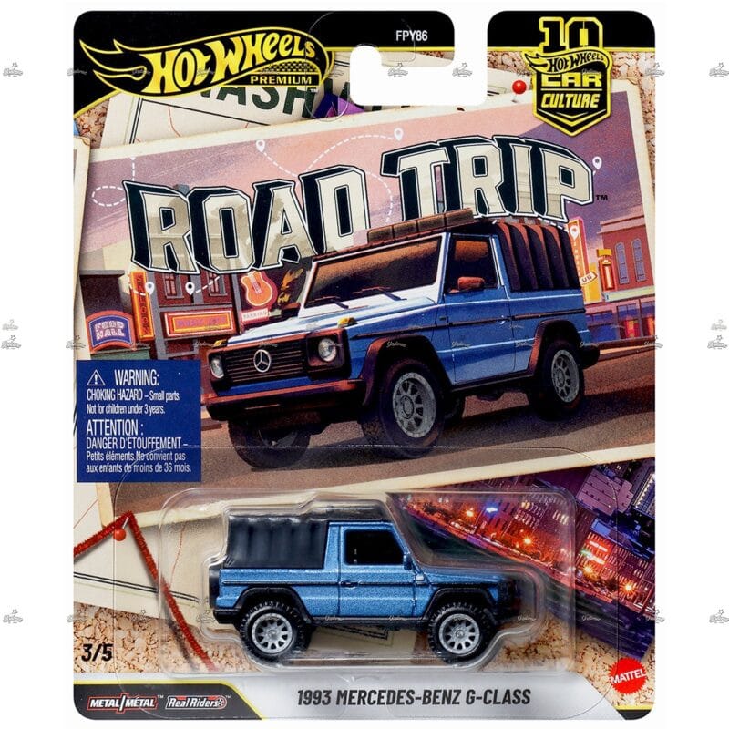 Hot Wheels Premium 1993 Mercedes Benz G Class ROAD TRIP #2026