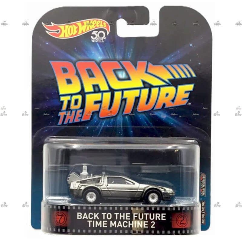 Hot Wheels Premium Back To The Future Time Machine 2