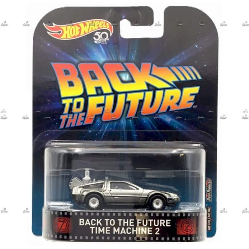 Hot Wheels Premium Back To The Future Time Machine 2