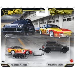Hot Wheels Premium Team Transport 89 Porsche 944 Turbo 2008 Porsche Cayenne 2026