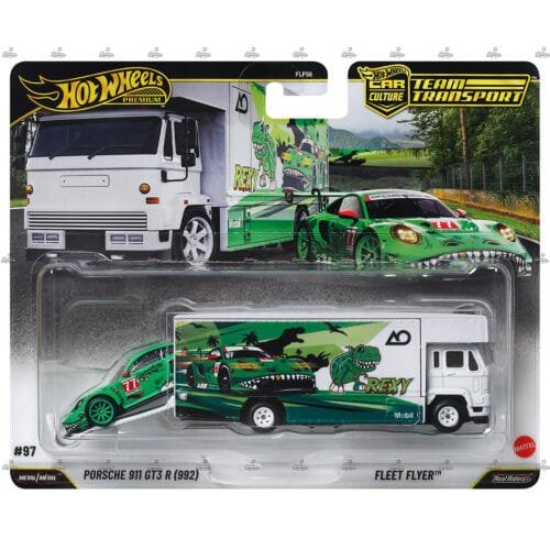 Hot Wheels Premium Team Transport Porsche 911 Gt3 R 992 Rexy Fleet Flyer 2026