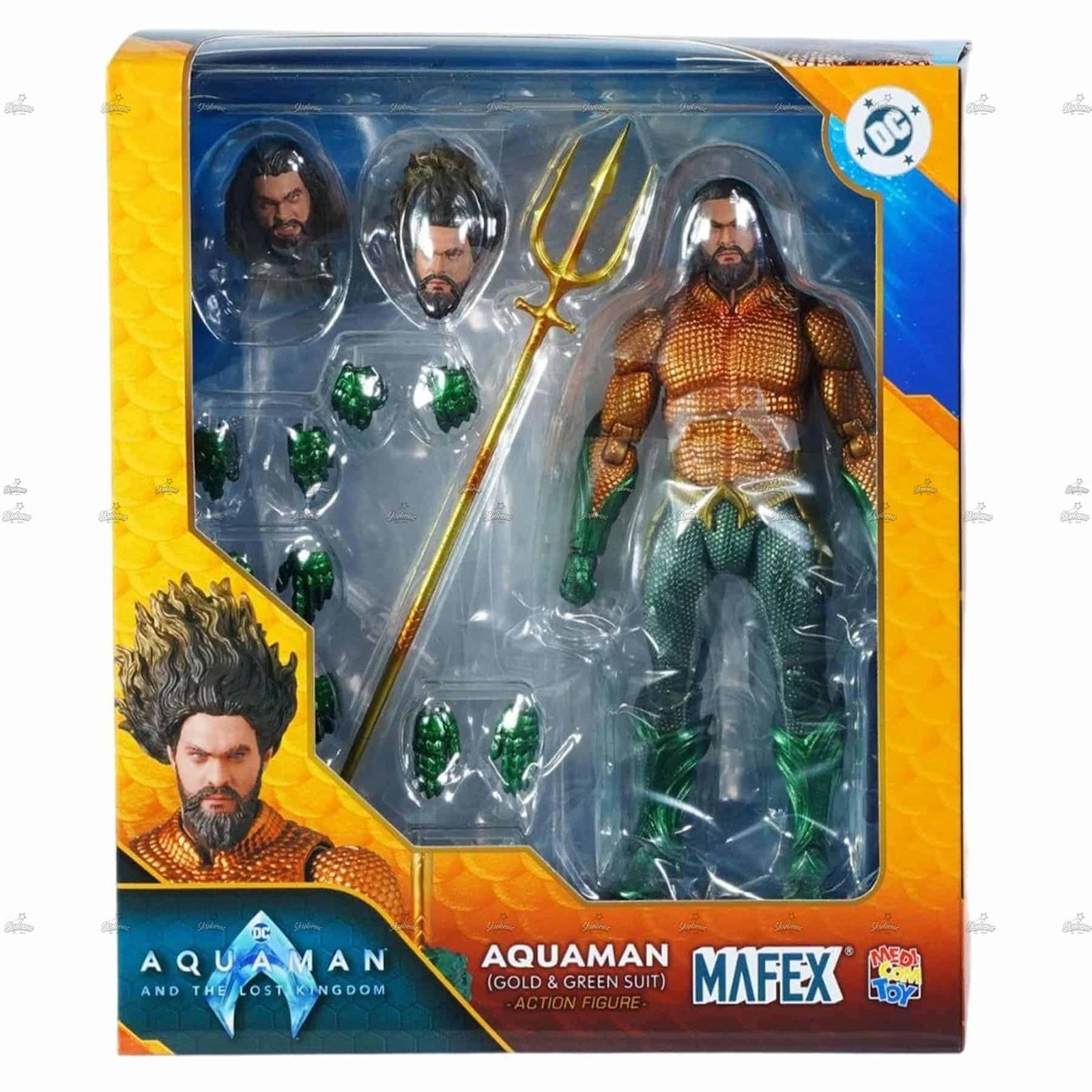 MAFEX Aquaman Gold & Green Suit AQUAMAN AND THE LOST KINGDOM DC