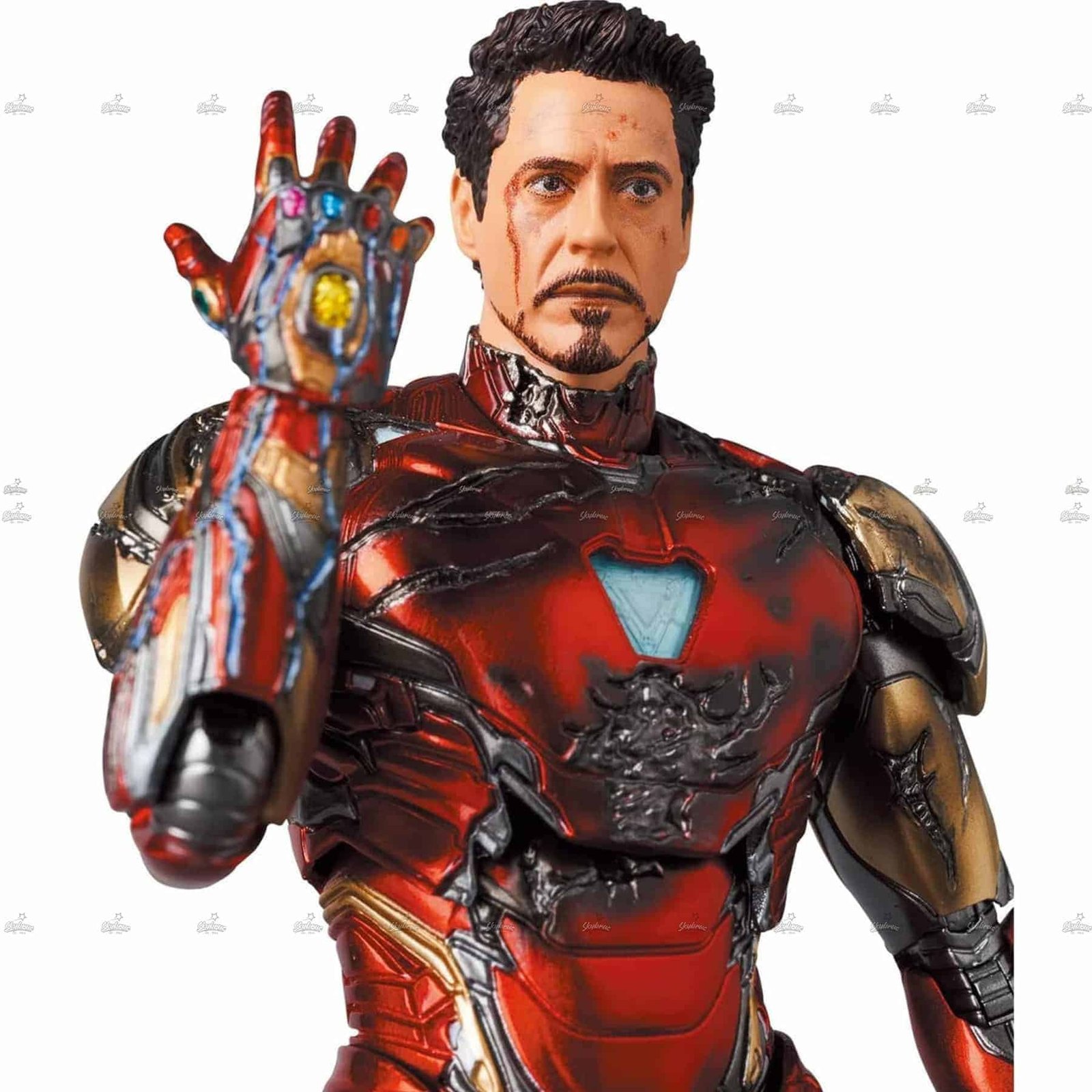 MAFEX Iron Man Mark 85 Battle Damage Ver. Figure MARVEL AVENGERS END GAME 5