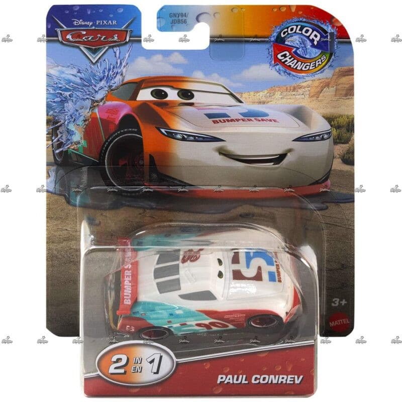 Mattel Disney Pixar Cars Paul Conrev – Color Changers2025