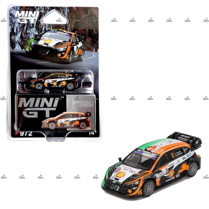 Mini GT Hyundai I20 N Rally1 11 2023 Rally Croatia Power Stage Winner 972