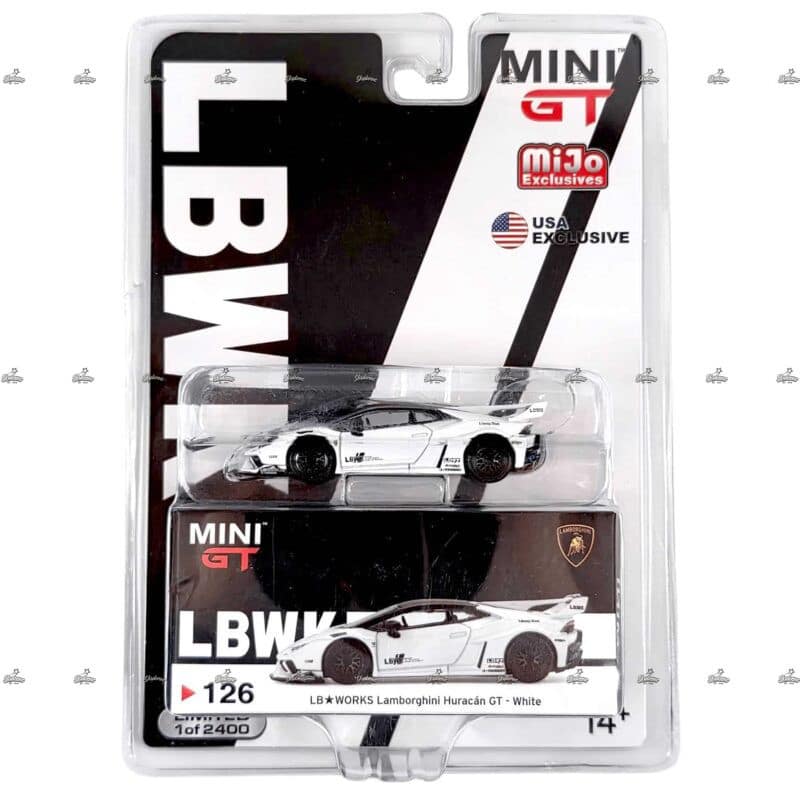 Mini GT LB★WORKS Lamborghini Huracan GT White 126