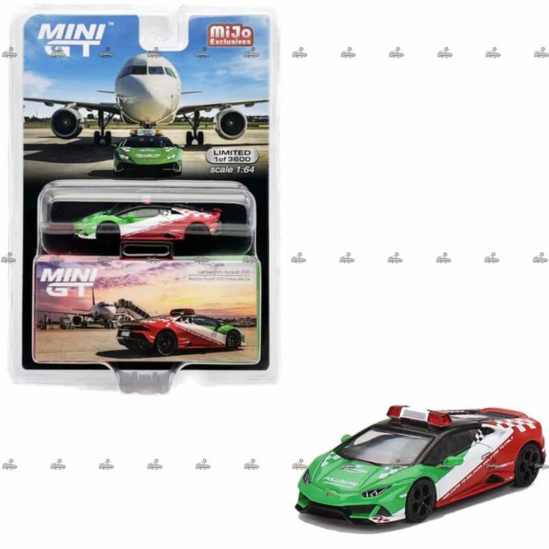 Mini GT Lamborghini Huracan EVO Bologna Airport 2020 Follow Me Car 193