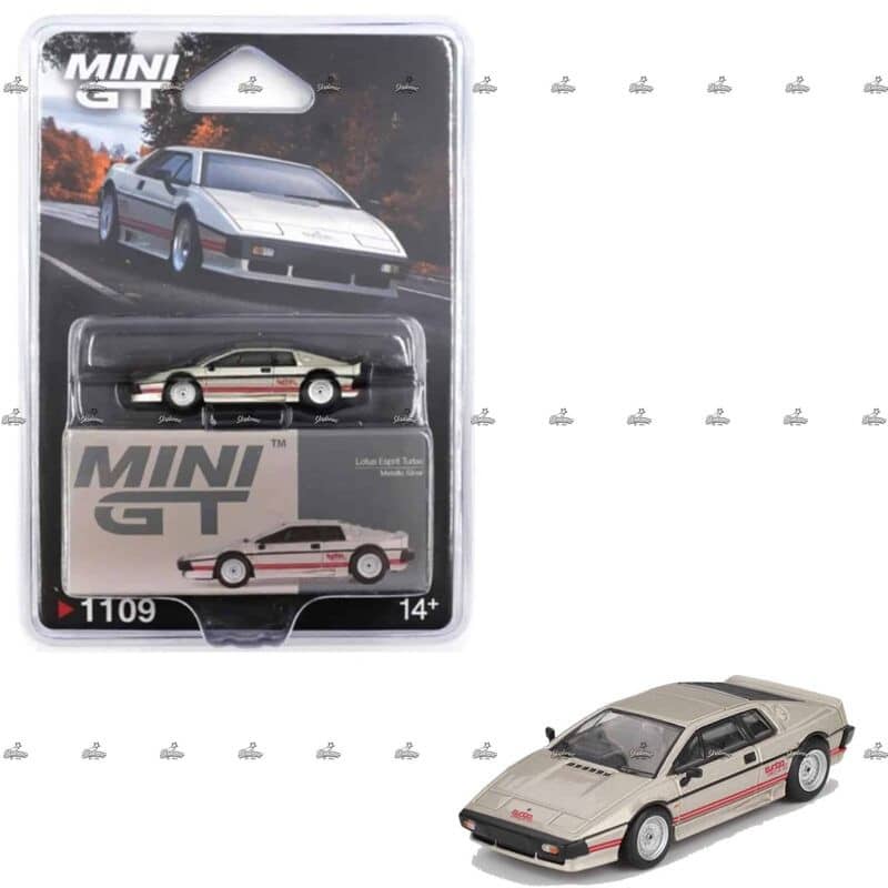 Mini GT Lotus Esprit Turbo Metallic Silver 1109