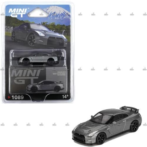 Mini GT NISSAN GT R 2013 Dark Metal Gray NISMO R35 CRS Version 1089