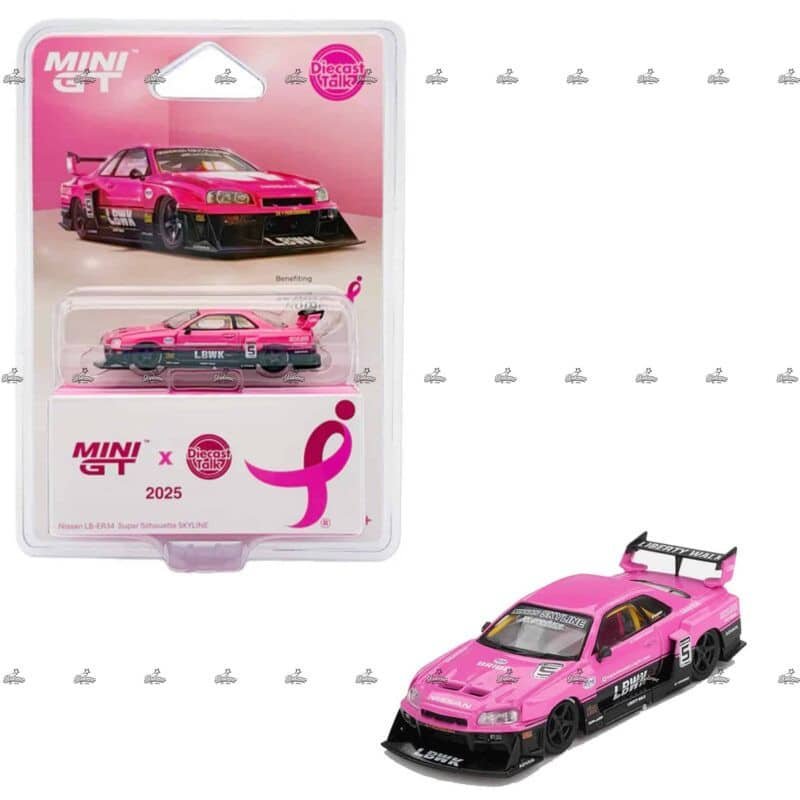 Mini GT Nissan LB ER34 Super Silhouette SKYLINE MINI GT Give X Diecast Talk — For Susan G. Komen1095